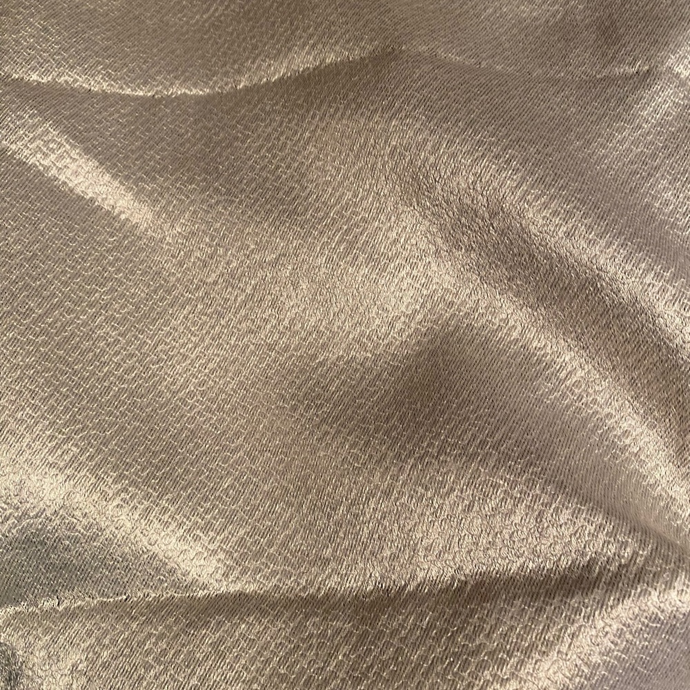 One Set (Two Piece) Gray Blackout Curtains